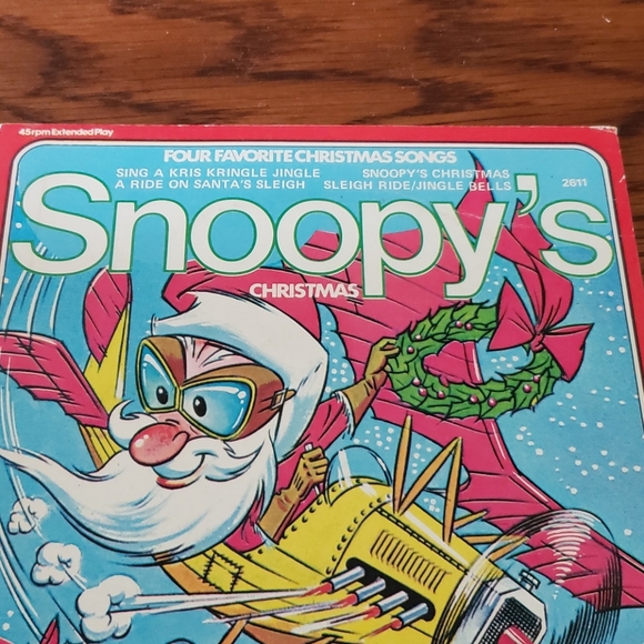 Snoopy's Christmas 45 record - Picture 3 of 8
